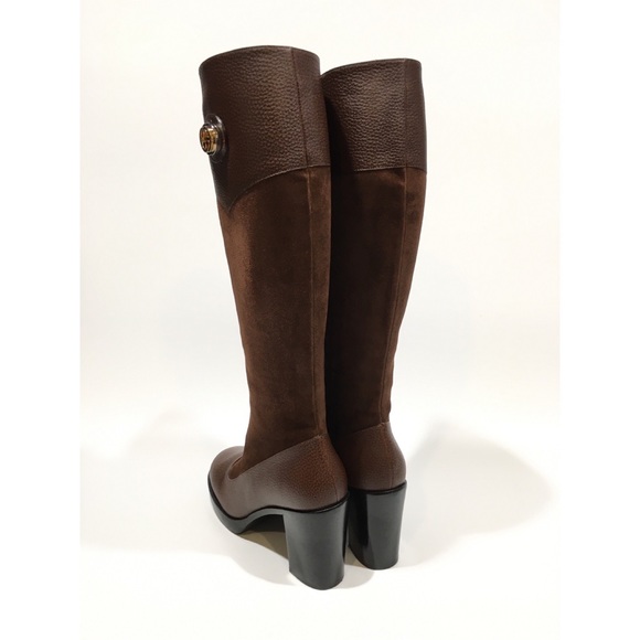 Gucci Brown Heeled Boots - Picture 5 of 10